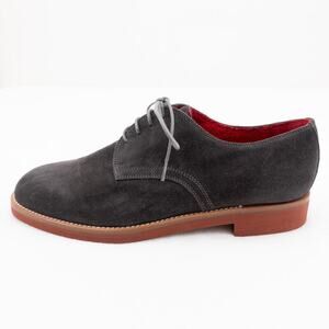 Manolo Blahnik Suede Derby Shoes Men's 8 Gray